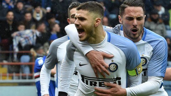 Icardi tuvo un partido soñado y le metió 4 a la Sampdoria