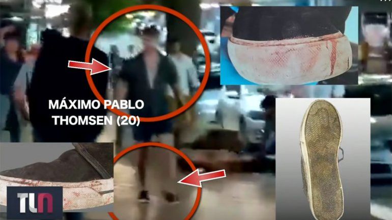 Una zapatilla y un video complican a Máximo Thomsen