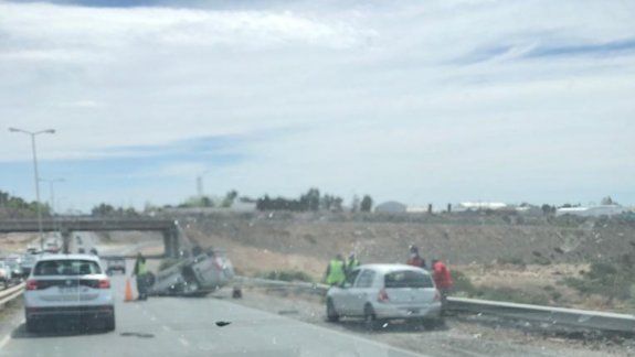 Ruta 7: dos personas hospitalizadas por accidentes viales