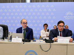 El secretario de Educación, Carlos Torrendell, el miércoles 29 de octubre en la comisión de Prespuesto y Hacienda de la Cámara de Diputados de la Nación.