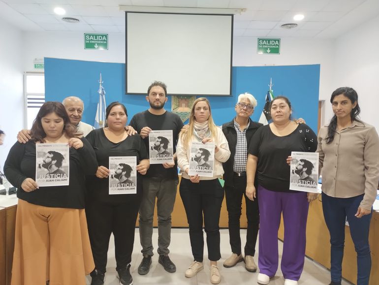 Los concejales de Roca recordaron a Juan Caliani. Los concejales de Roca recordaron a Juan Caliani.