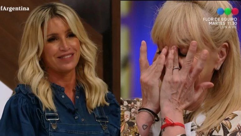 Flor Peña visitó MasterChef e hizo llorar a Claudia Villafañe