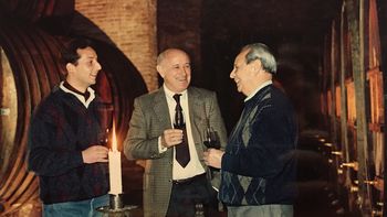 Roberto de la Mota compartió un recuerdo en X junto a Bernardo Weinert y  su padre Raúl de la Mota. Gentileza Roberto de la Mota.jpg