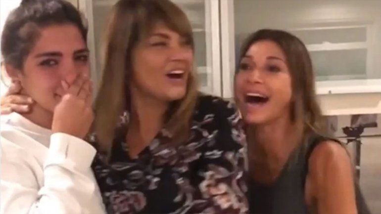 Catherine Fulop mostró cómo fue el reencuentro con su familia de Venezuela