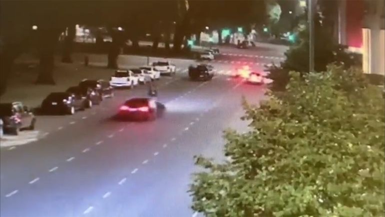 Video: el momento en el que Salvio atropella a su esposa