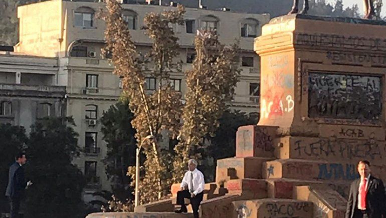 Polémica foto de Piñera en medio de la pandemia