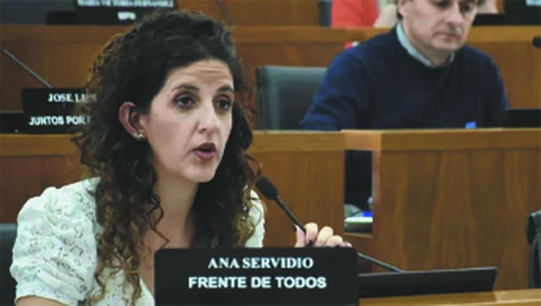 La víctima fue la edil del Deliberante capitalino Ana Servidio. La víctima fue la edil del Deliberante capitalino Ana Servidio.