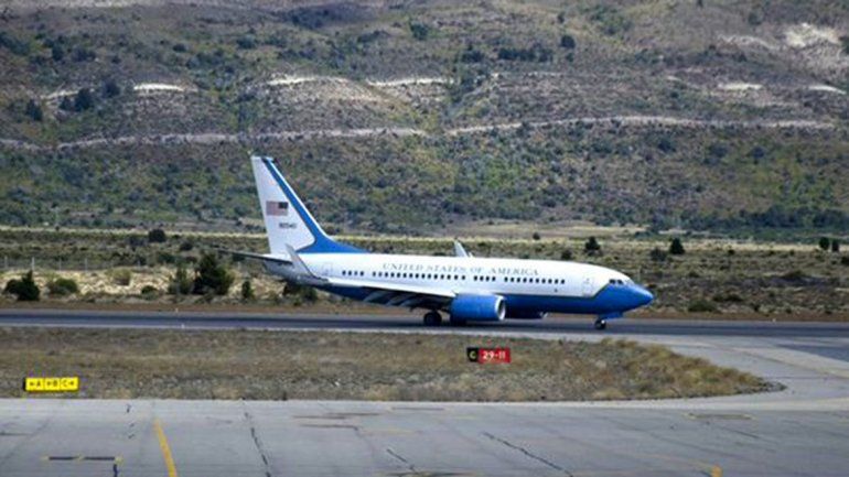 Una comitiva de Barack Obama aterrizó en Bariloche
