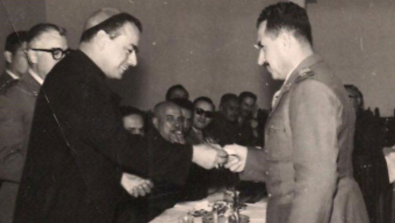 Abadie con Jaime de Nevares.