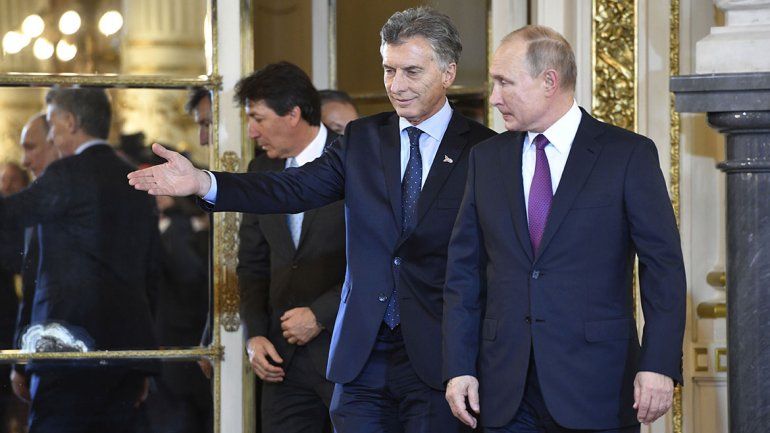 Energía y transporte, los acuerdos de Macri y Putin