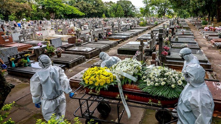 Brasil registró un nuevo récord de 3800 fallecidos en un día