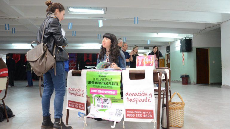 Hay trece puestos para donar órganos