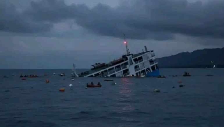 El naufragio se produjo cuando el ferry navegaba hacia la isla de Jolo