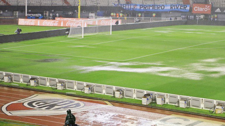 Así estaba el campo de juego.