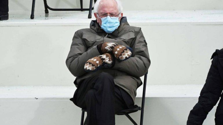 Bernie Sanders fue el centro de atención en la toma de posesión