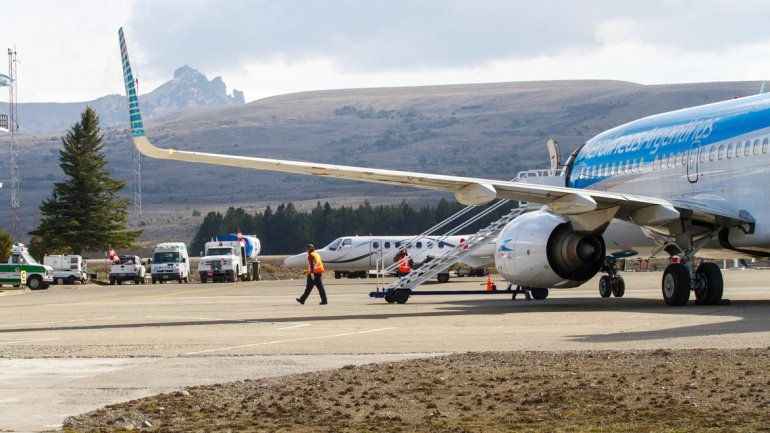 El avión llegará al mediodía a San Martín de los Andes.