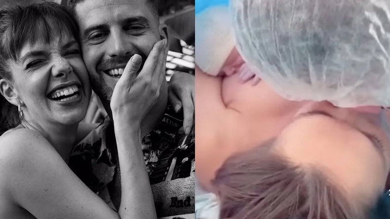 Julieta Nair Calvo fue mamá y presentó a su hijo con un emocionante video