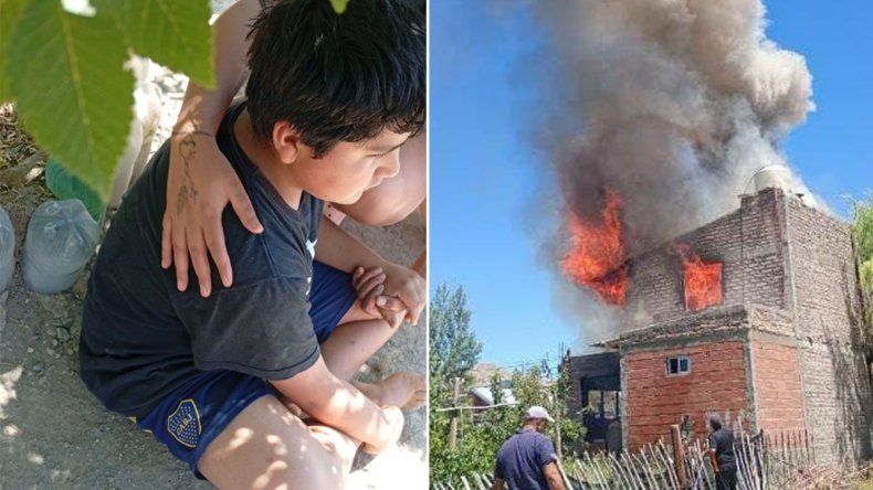 El milagro de Mateo: la historia detrás del incendio en Bajada del Agrio | LM Neuquen El milagro de Mateo: la historia detrás del incendio en Bajada del Agrio