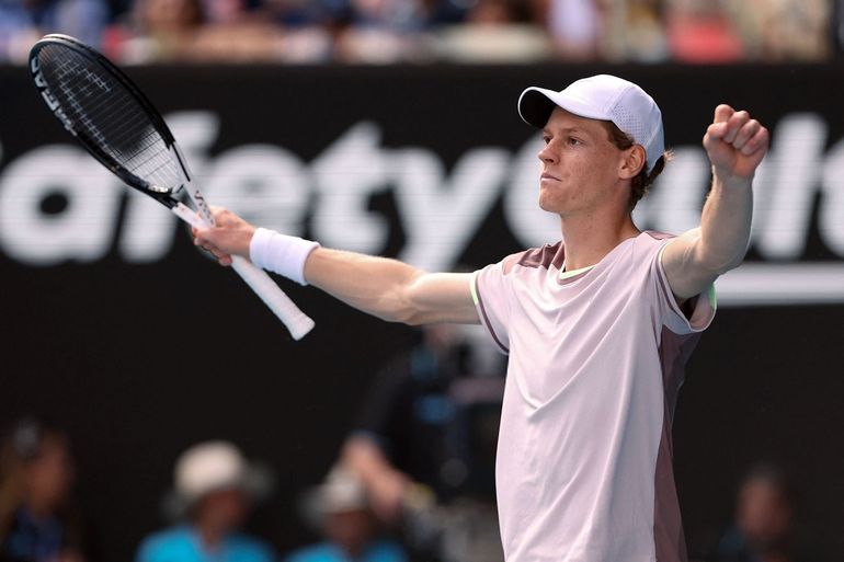 Sinner dio el golpe ante Djokovic y es finalista en Australia