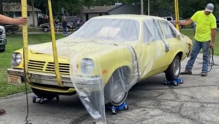 El Chevrolet maldito que fue enterrado en una cápsula del tiempo en 1975. Foto: Captura Facebook Seward County Independent. El Chevrolet maldito que fue enterrado en una cápsula del tiempo en 1975. Foto: Captura Facebook Seward County Independent.