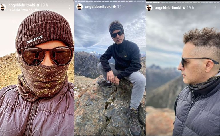El periodista compartió momentos de sus vacaciones a través de las historias de Instagram.