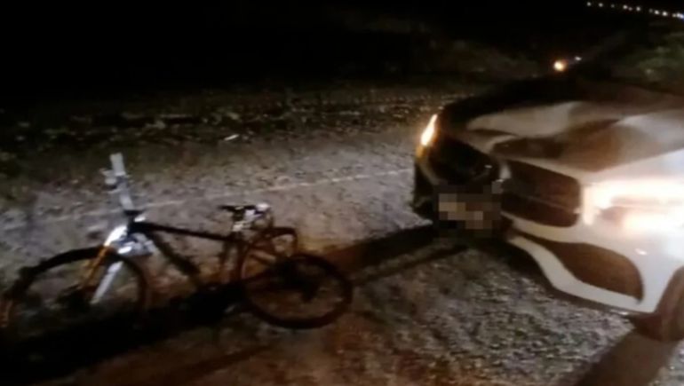 Diego Danese fue embestido a las 4 de la mañana del jueves en la ruta provincial 1 de Chubut