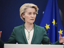 La presidenta de la Comisión Europea busca alternativas para sus productos agroindustriales. La presidenta de la Comisión Europea busca alternativas para sus productos agroindustriales.