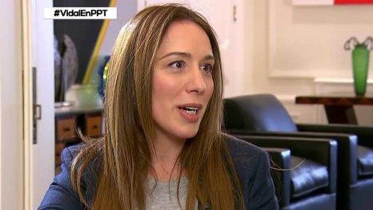 Vidal advirtió que si gana Kicillof, La Cámpora va a ser el gobierno