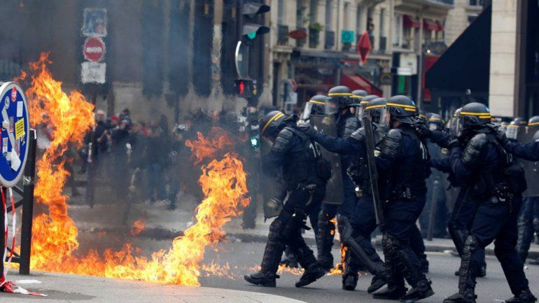 La CGT afirmó que hubo más de 400.000 manifestantes.