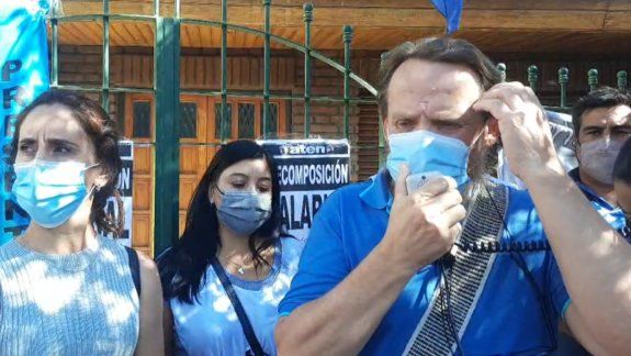 La palabra de Guagliardo al salir de la reunión con el gobierno