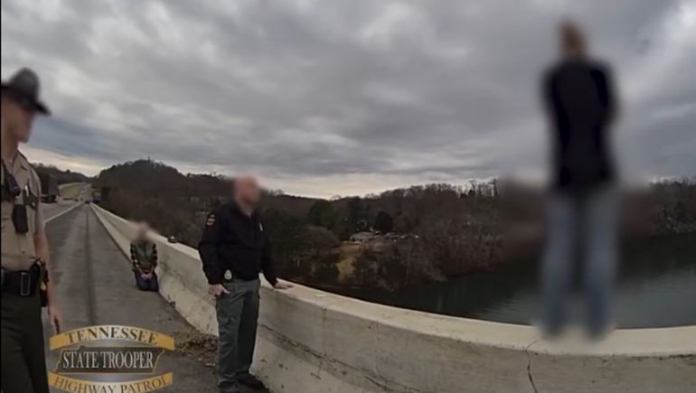 Antes de que los policías llegaran al lugar