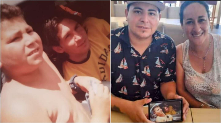 Buscó por 15 años al niño al que le tomó una foto junto a Messi