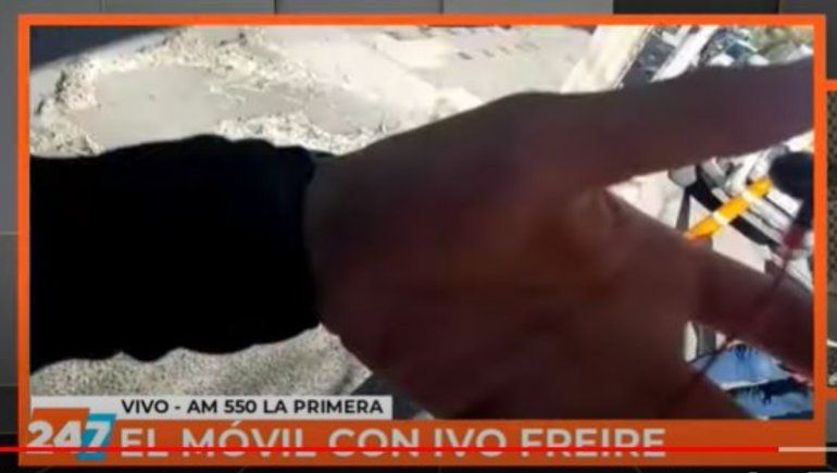 Robaron a un reportero gráfico en el centro neuquino: quedó grabado en vivo