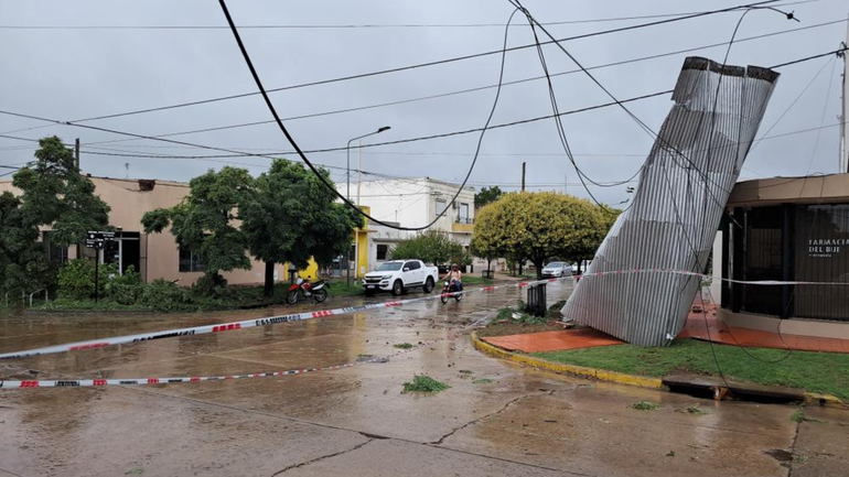 El temporal en Bragado causó numerosos inconvenientes / Fotos Bragado Informa