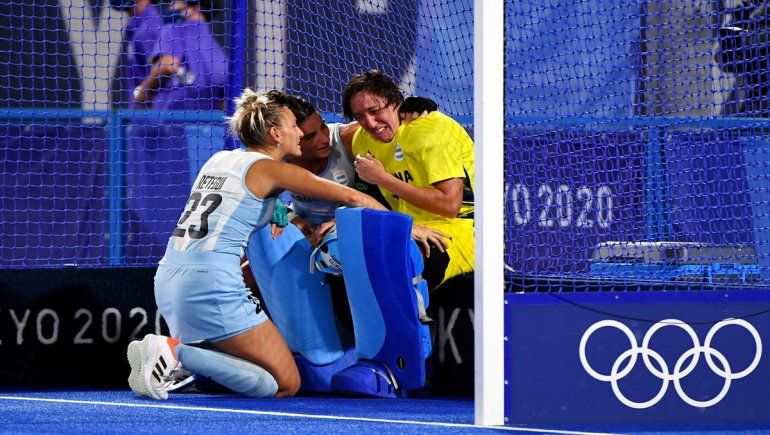 El desconsolado llanto de Belén Succi tras la derrota de Las Leonas