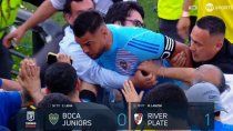 Romero se cruzó con un hicha de Boca.