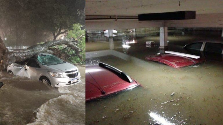 Tucumán bajo el agua: impactantes imágenes del temporal