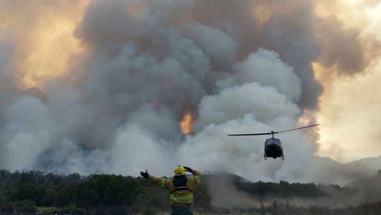 Cómo sigue el incendio en Parque Lanín, a 24 días de su inicio