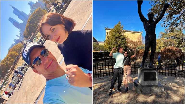 Nico Vázquez y Dai Fernández en Filadelfia Nico Vázquez y Dai Fernández en Filadelfia