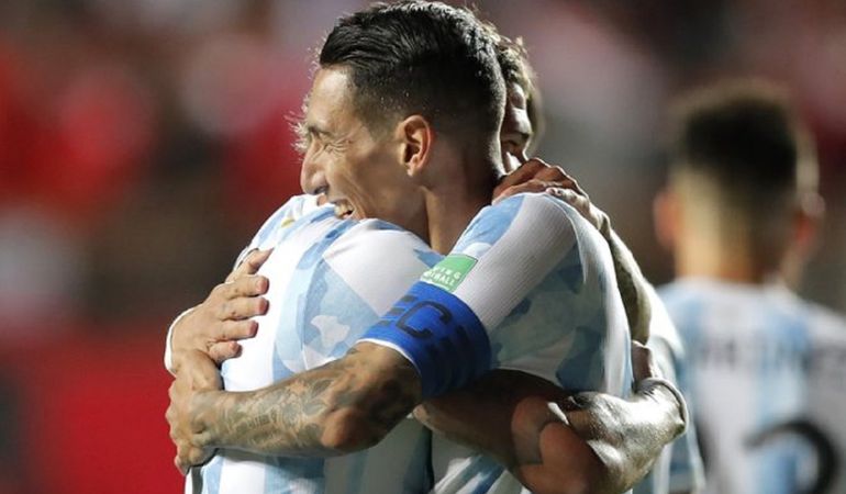 Cada vez que Di María fue capitán, Argentina ganó. 