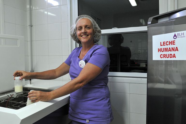 María Alejandra Buiarevich, médica pediatra y jefa del Banco de Leche Humana de la provincia de Neuquén.