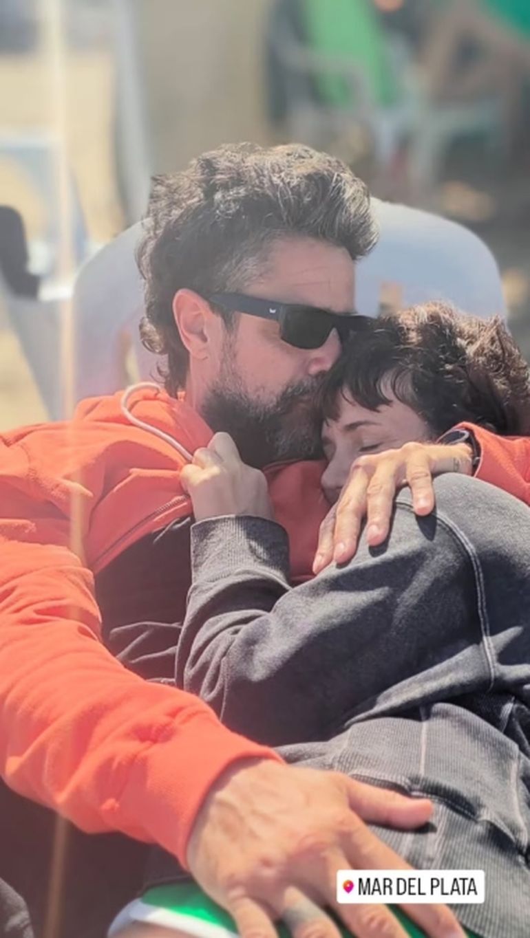 La foto de las vacaciones de Luciano Castro y Griselda Siciliani La foto de las vacaciones de Luciano Castro y Griselda Siciliani