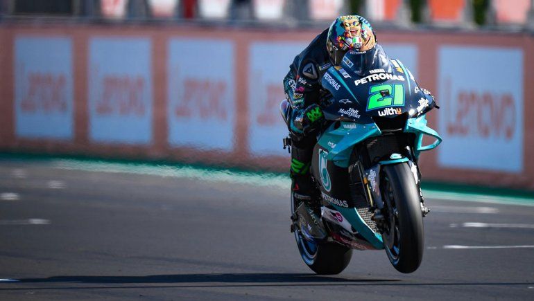 Franco Morbidelli obtuvo su primer triunfo en el Moto GP en Misano y consolid&oacute; el gran momento que vive el Petronas Yamaha.