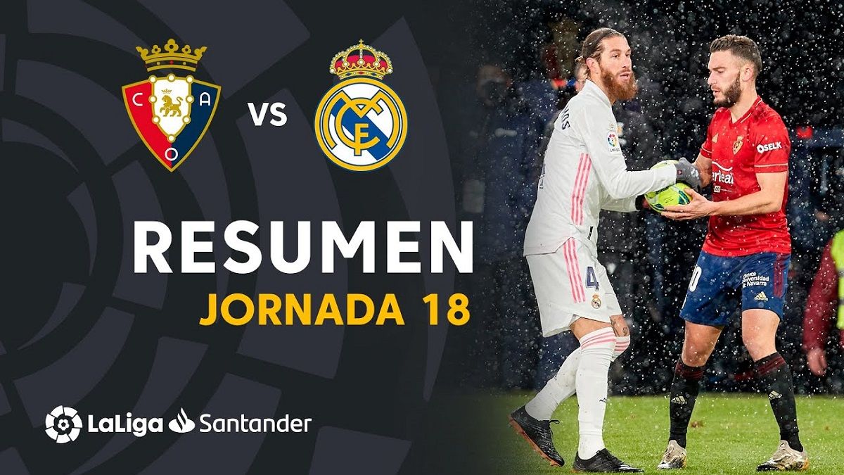 Real Madrid empata y repartió los puntos con el Osasuna