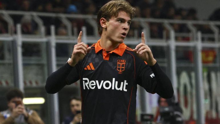 ⁠Es humano: el llamativo blooper de Nico Paz que dio la vuelta al mundo tras marcarle un gol al Milan