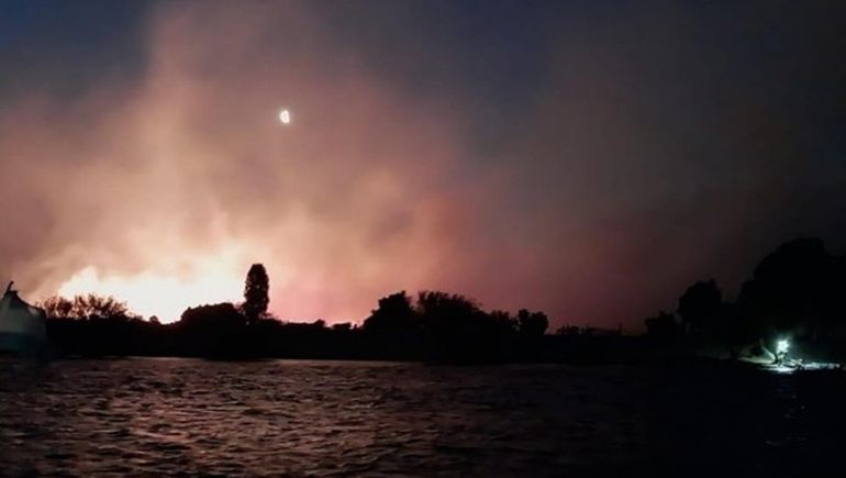 Chubut: nuevos focos de incendio en el Parque Nacional Los Alerces.