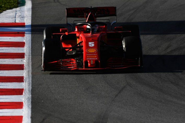 Sebastian Vettel dominó el jueves de la Fórmula 1