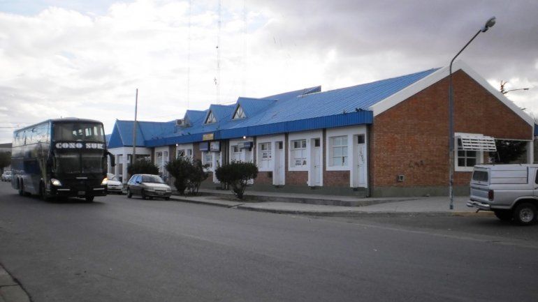 La terminal de micros donde se produjo el ataque a la chica china.