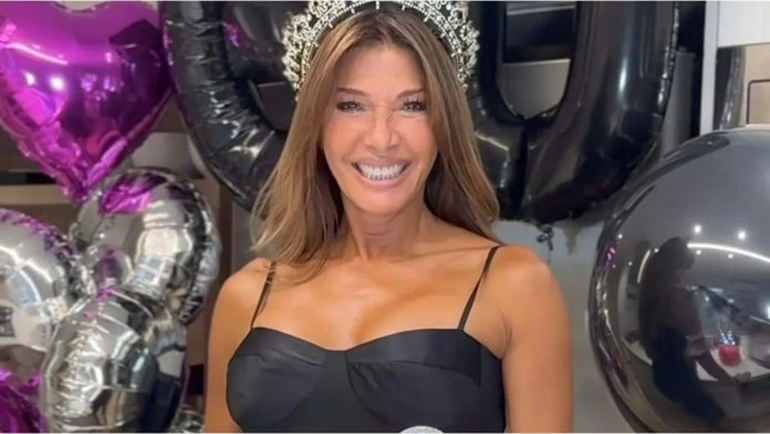 Las fotos del cumple de 60 de Catherine Fulop con su familia en su mansión