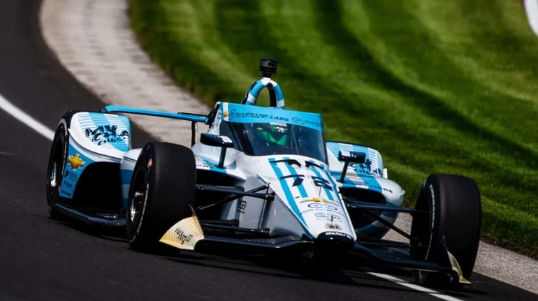 IndyCar: Agustín Canapino, entre los mejores en Indianápolis